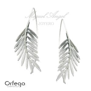 Pendiente Plata de Ley Orfega