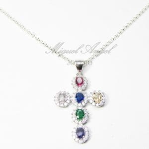 Colgante Cruz Plata de ley