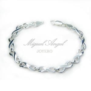 Pulsera Plata de Ley Infinito